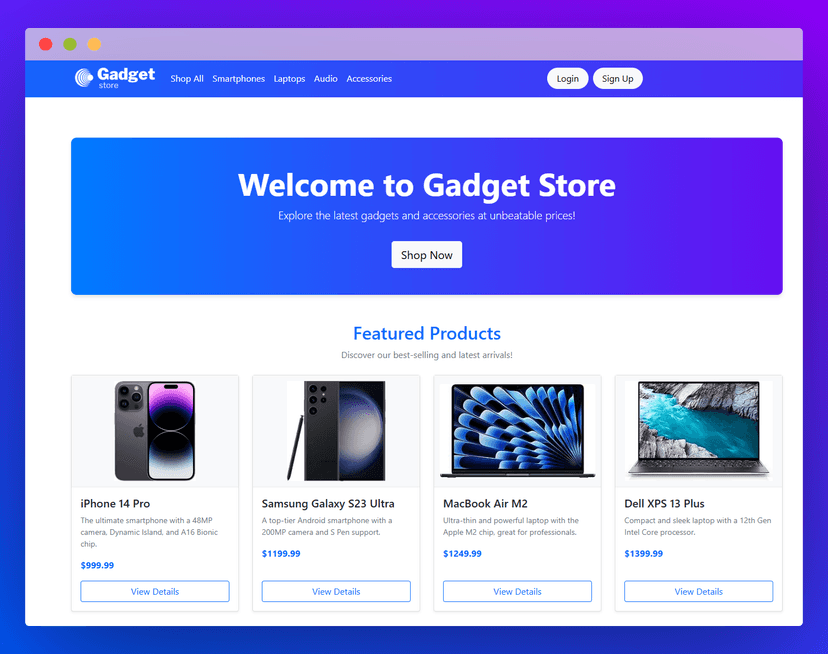 Online Shopping Platform: ASP.NET Core